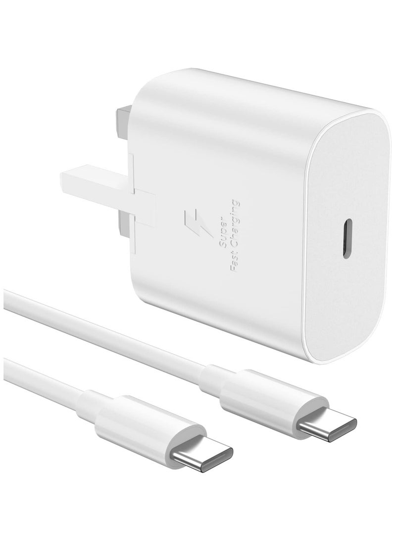 general 25W Super Fast Charger Compatible with Samsung, Gcstnn PPS PD3.0 USB-C Charger Compatible with Samsung Galaxy S23 Ultra S23+ S23 S22 Ultra S21+ A53 5G A54 Z Fold/Flip 4 Tab S8 Ultra,with 1M Type C C - Image 1