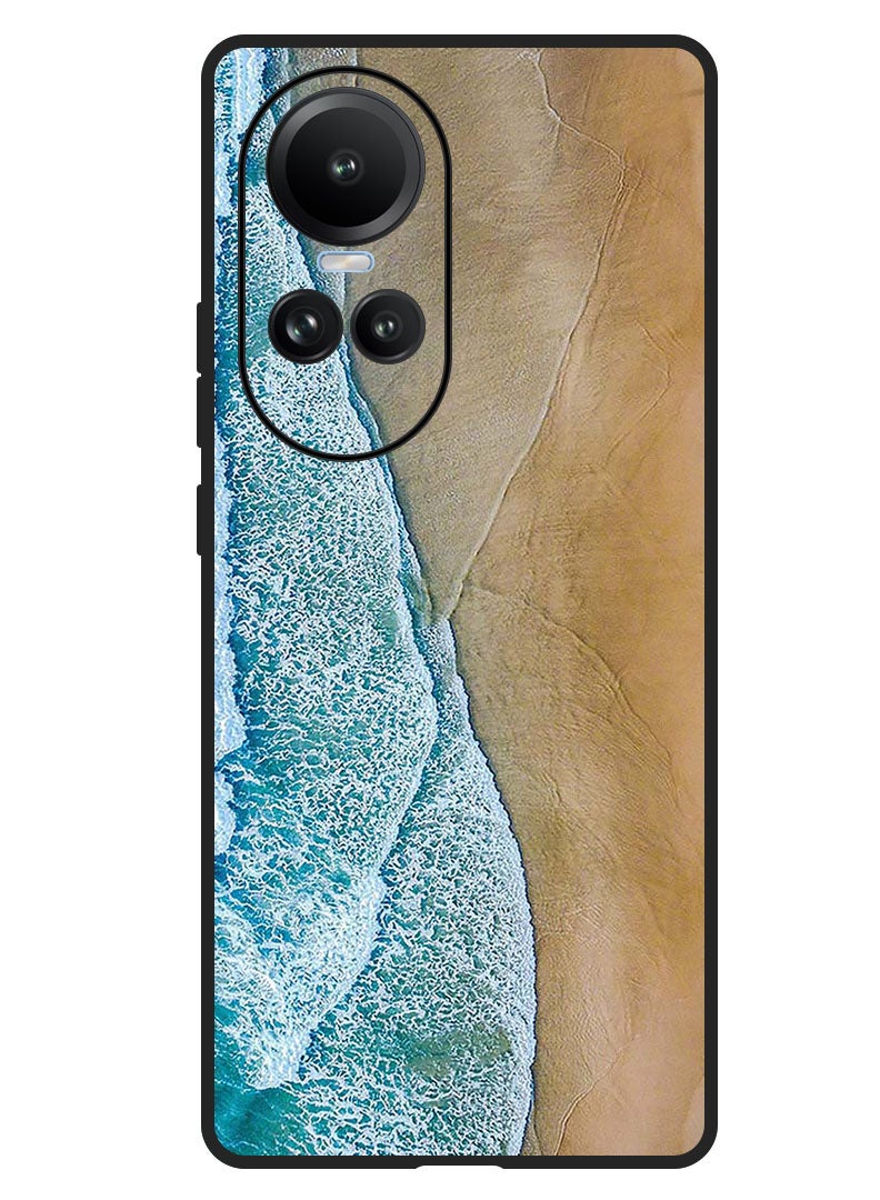 Theodor Protective Case Anti Scratch Shock Proof Bumper Cover For Oppo Reno 10/10 Pro Sand And Water - Image 1