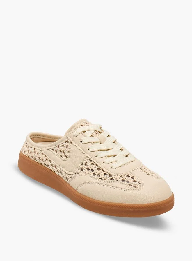 فلورا بيلا من شو إكسبرس Women Mesh Detail Slip-On Sneakers