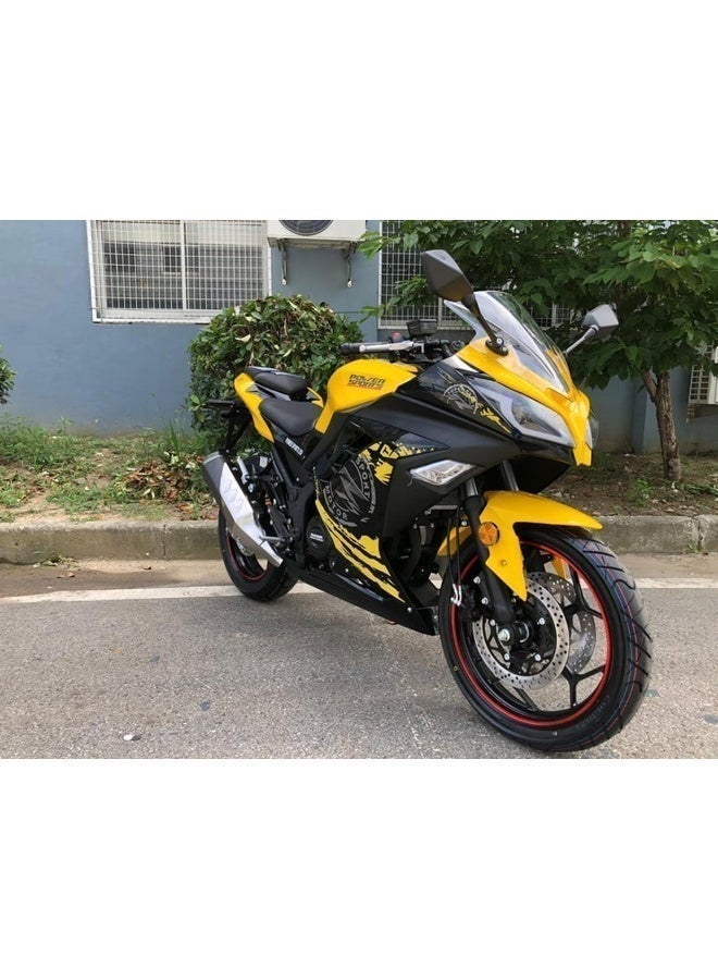 Power Sport 250CC racing bike, 2026 model, yellow and black - Image 1
