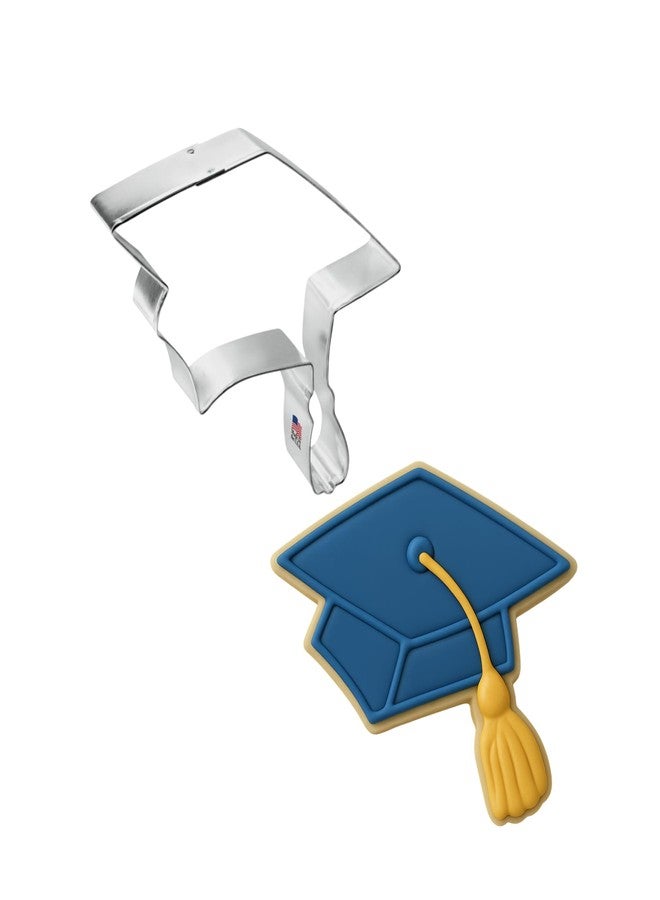 Foose Graduation Cookie Cutters 3-Pc. Set Made in the USA by CookieCutter.com, Graduation Cap, Diploma, Graduation Gown - Image 2
