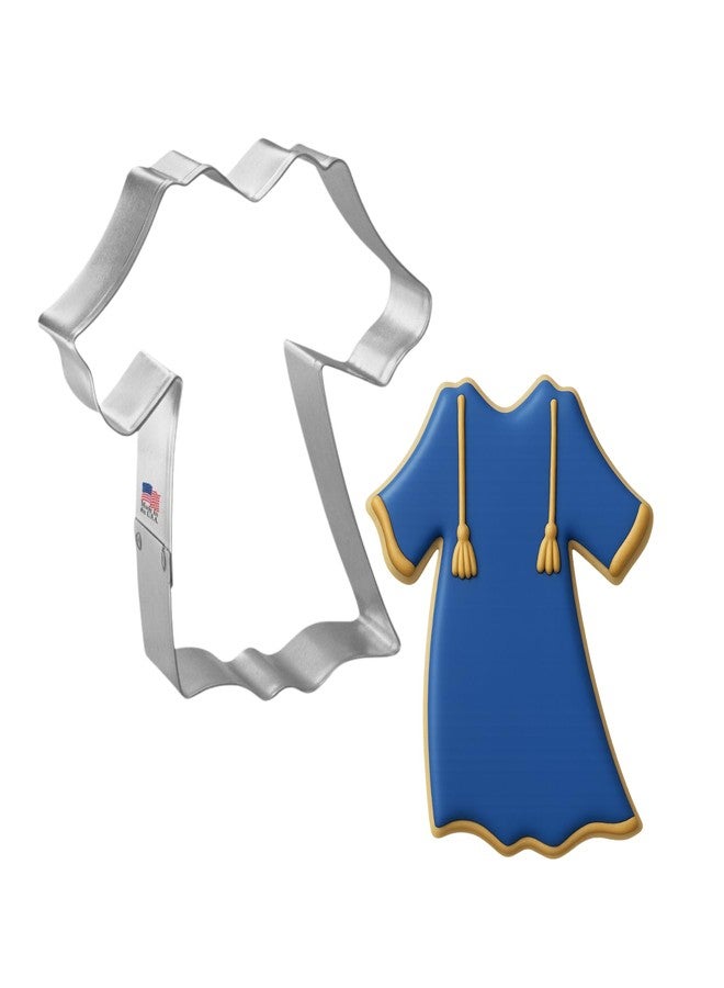 Foose Graduation Cookie Cutters 3-Pc. Set Made in the USA by CookieCutter.com, Graduation Cap, Diploma, Graduation Gown - Image 3