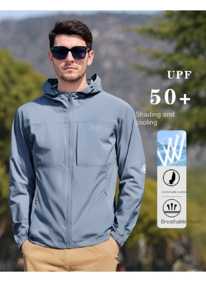 جيب 【UPF50+】سترة رجالية خفيفة الوزن تسمح بمرور الهواء للحماية من الشمس - سترة صيفية متعددة الاستخدامات ومريحة - Image 1