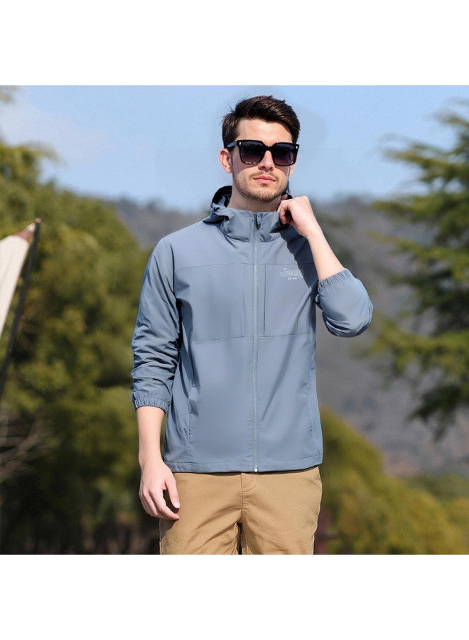 جيب 【UPF50+】سترة رجالية خفيفة الوزن تسمح بمرور الهواء للحماية من الشمس - سترة صيفية متعددة الاستخدامات ومريحة - Image 2