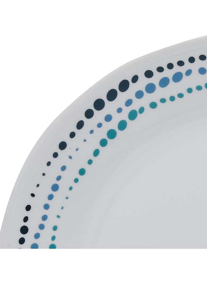 Corelle طقم من 6 صحون عشاء بيضاء وزرقاء محيطية (1119400) 26 سم - Image 3