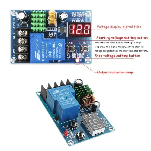 TECHTONICS XH-M604 6V-60V Battery Charging Control Board, Intelligent Charger Power, Control Panel Automatic, Charging Power - Image 2