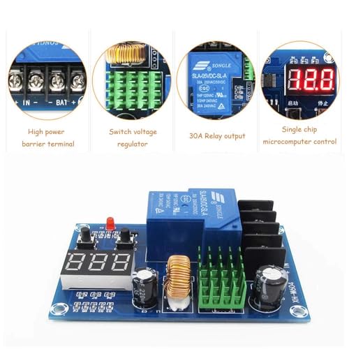 TECHTONICS XH-M604 6V-60V Battery Charging Control Board, Intelligent Charger Power, Control Panel Automatic, Charging Power - Image 3