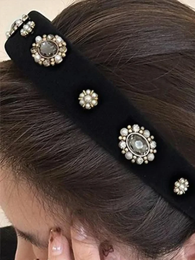 Styli Faux Pearl Embellished Headband