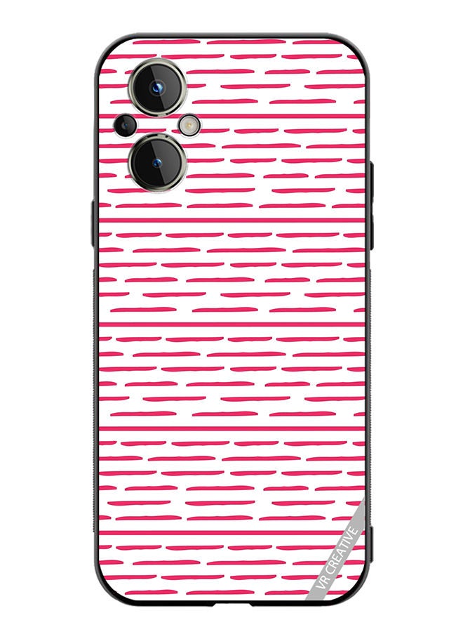 VR CREATIVE Protective Case Cover For OnePlus Nord N20 5G Strips Design Multicolour - Image 1