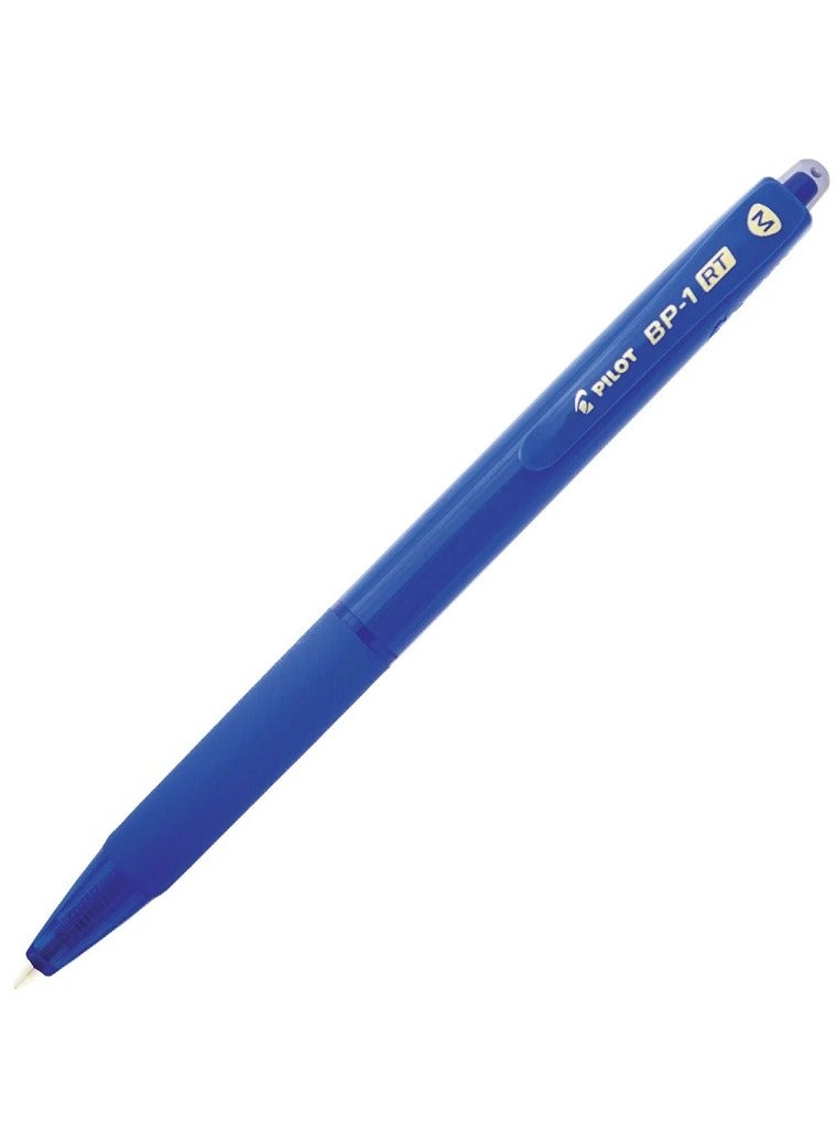 PILOT Pilot BP-1 RT 1.0 mm Medium Tip Ball Pen with Soft Rubber Grip / Blue Ink, Pack of 1 - Image 2