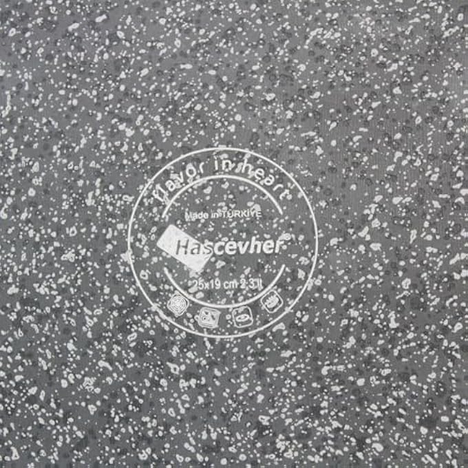 هاسيفير صينية مستطيلة من الجرانيت من سلسلة لافيلا برايم، صينية تحميص غير لاصقة عالية الجودة، مصنوعة في تركيا، 25 سم - Image 4