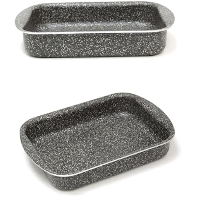 هاسيفير صينية مستطيلة من الجرانيت من سلسلة لافيلا برايم، صينية تحميص غير لاصقة عالية الجودة، مصنوعة في تركيا، 25 سم - Image 3