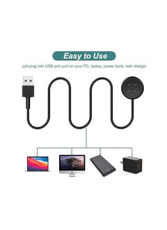 Generic Charger Compatible with Charger for Google Pixel Watch 2/3, Magnetic Charging Cable Cord for Pixel Watch 2/3 Smartwatch (Black)  - Image 3