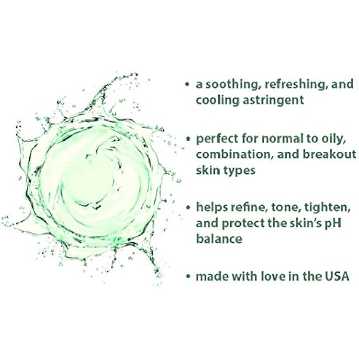 RAYA Menthol Astringent 8 oz (203) | Effective Facial Toner for Combination and Partially Oily Skin Prone to Break-Outs | Helps Refine, Tighten, and Protect pH Balance | Cools, Refreshes and Soothes - Image 4