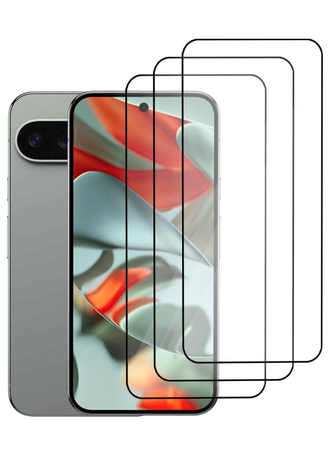 CATANES حزمة 3 واقي شاشة زجاجي مقسى لجهاز جوجل بيكسل 9 برو XL مضاد للخدش وصديق للحالات فيلم واقي شفاف عالي الدقة - Image 1