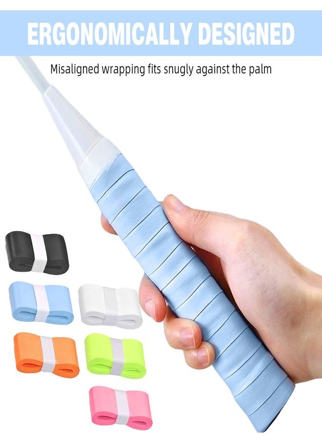 Proberos® 6 Pcs Badminton Grip Tape, Perforated Anti Slip & Sweat Absorbent Badminton Racket Grip Tape, Tape Strong Badminton Racket Grip for Badminton, Tennis Bat, Fishing Rod - Image 4