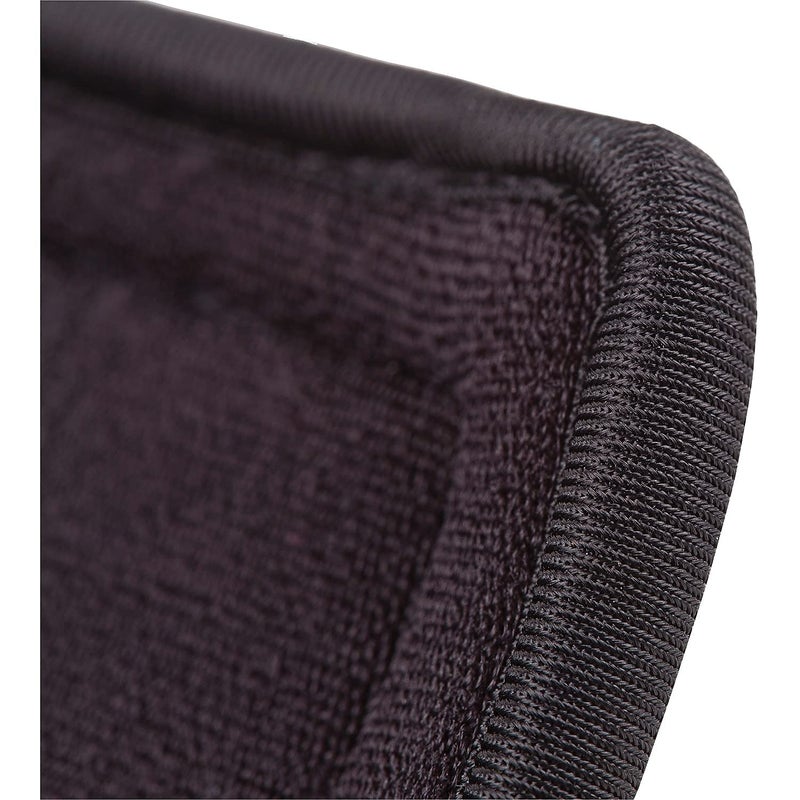 GoFit Double Neoprene Waist Trimmer - Thick Waist Trainer for Men and Women,Black,One Size,GF-2XNWT - Image 2