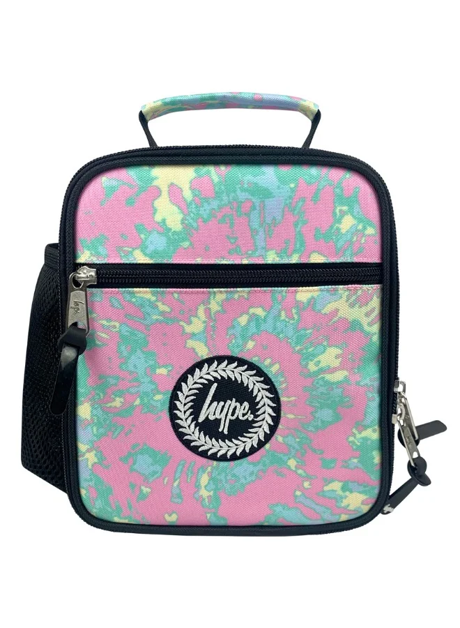 JUST HYPE Insulated Lunch Bag - Pastel Tie Dye