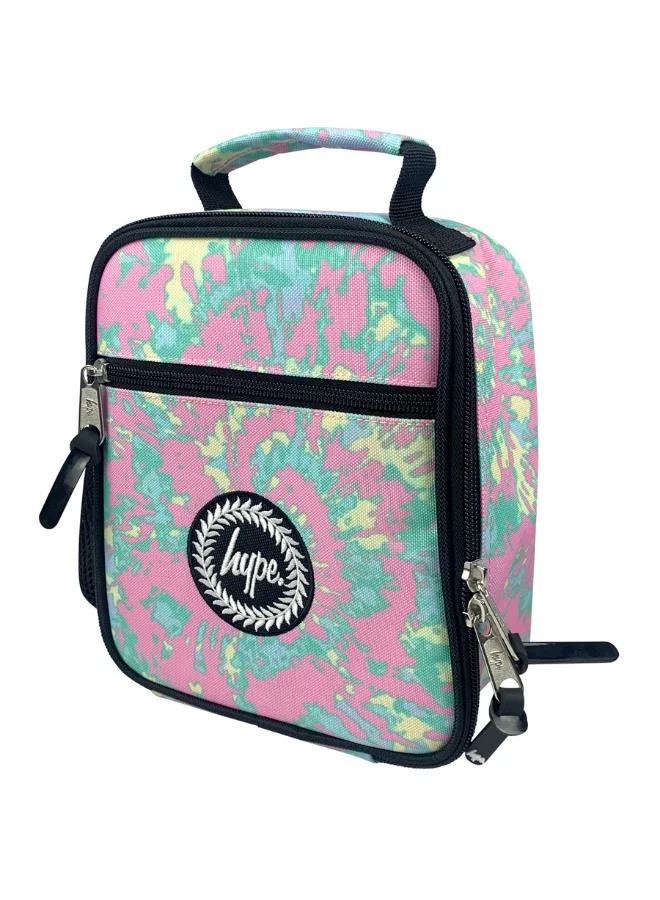 JUST HYPE Insulated Lunch Bag - Pastel Tie Dye