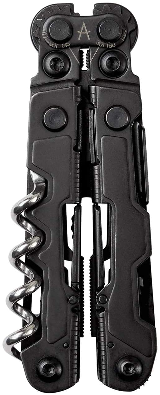 SOG PowerLitre Mini Utility Multi-Tool w/ 19 Lightweight Tools, Compact 5 Inch Long Utility Tool with Knife, Screwdriver, Hex Bit Holder, Black - Image 4