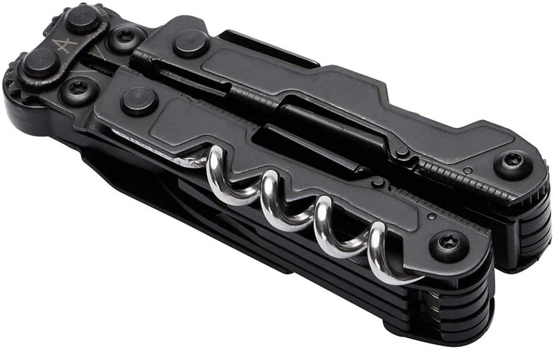 SOG PowerLitre Mini Utility Multi-Tool w/ 19 Lightweight Tools, Compact 5 Inch Long Utility Tool with Knife, Screwdriver, Hex Bit Holder, Black - Image 5