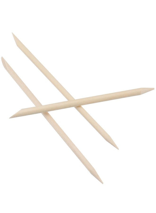 LEXININ 2000pcs 4.5 Inch Orange Wood Nail Sticks, Double Sided Wooden Cuticle Pusher Sticks, Manicure Stick for Nails, Manicure Pedicure - Image 4