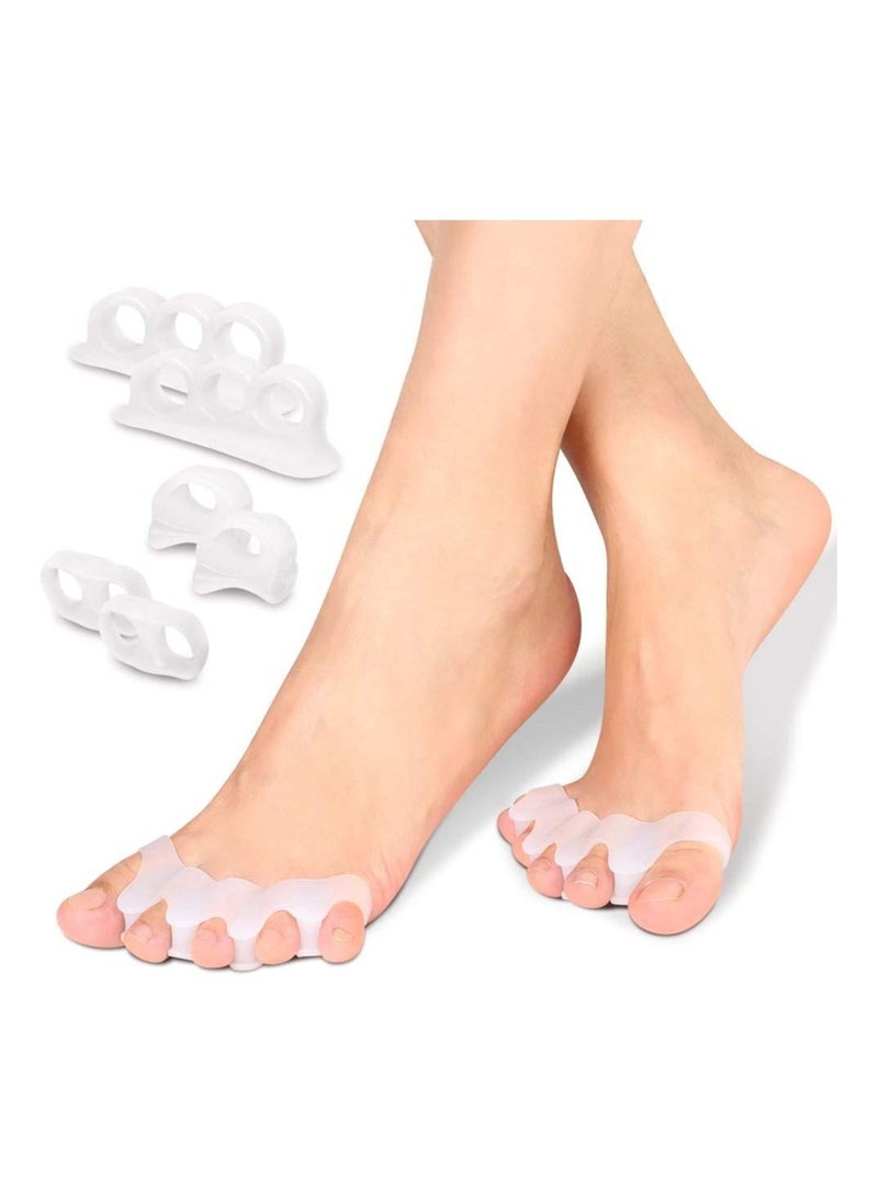 DubaiGallery Bunion corrector for women, toe separators for bunions hallux valgus corrector for men women, tailors bunion corrector bunion cushions gel, toe separators bunion relief 8 Pcs Set - Image 3