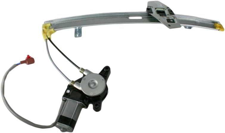 TRQ Rear Power Power Window Regulator & Motor Assembly Set Compatible with 1990-1993 Honda Accord - Image 5