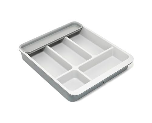 Joseph Joseph DrawerStore Expanding Flatware Cutlery Organizer Expandable Utensil Tray for Kitchen Drawer Recycled Plastic - Image 3