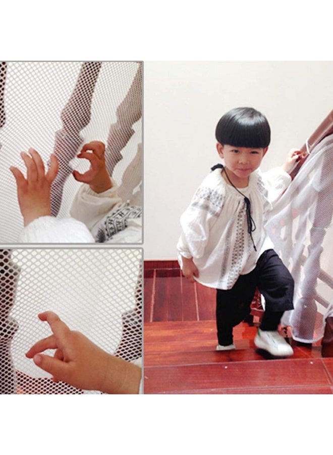 3m Kids Children Baby Pets Security Safety Balcony Stair Stairway Railing Fence Protecting Guarding Mesh Net Guard 300 x 77cm - Image 4