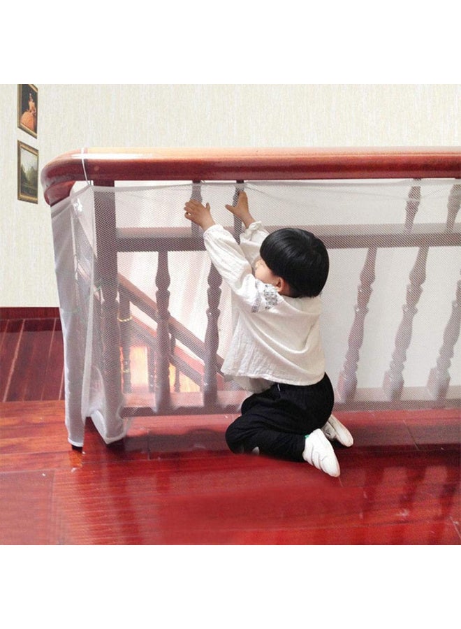 3m Kids Children Baby Pets Security Safety Balcony Stair Stairway Railing Fence Protecting Guarding Mesh Net Guard 300 x 77cm - Image 5