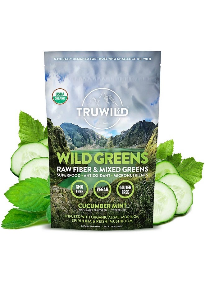 TRUWILD Greens Superfood Juice Powder W/ 22+ Greens & Antioxidants Green Juice Powder Natural Immune Stress Digestion Support Powder 20 Servings1 Pack  - Image 1