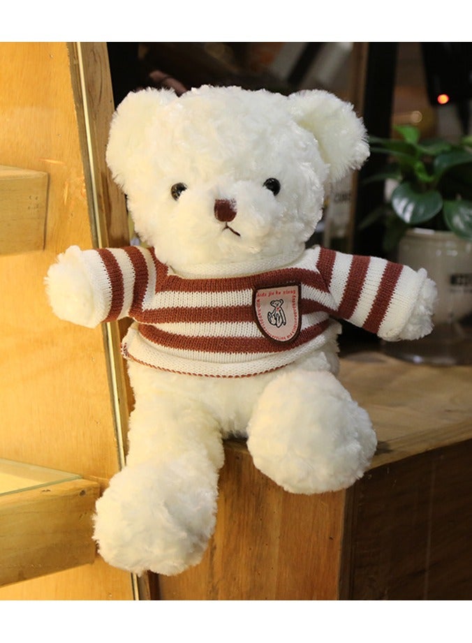2 Pieces Teddy Bears Plush Toy, Animal Plush Toy，Sweater Bear Doll，30cm High  - Image 2