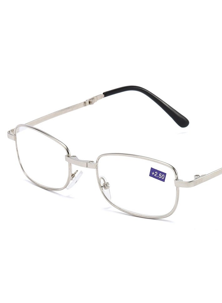 نظارات قراءة قابلة للطي، نظارات مضادة للضوء الأزرق، نظارات ثنائية البؤرة للاستخدام البعيد والقريب، مناسبة لكلا الجنسين. - Image 2