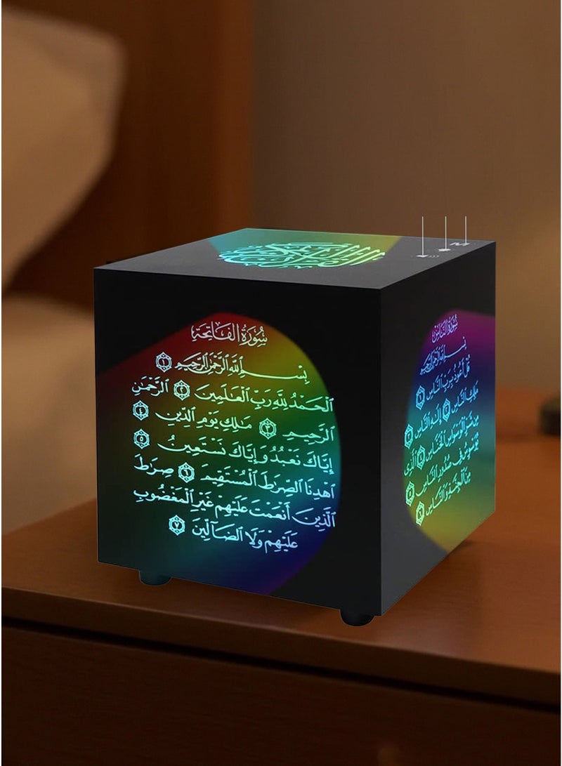 سماعة القرآن الكريم AL-1001 – محمولة بإضاءة LED وصوت نقي – أسود - Image 5