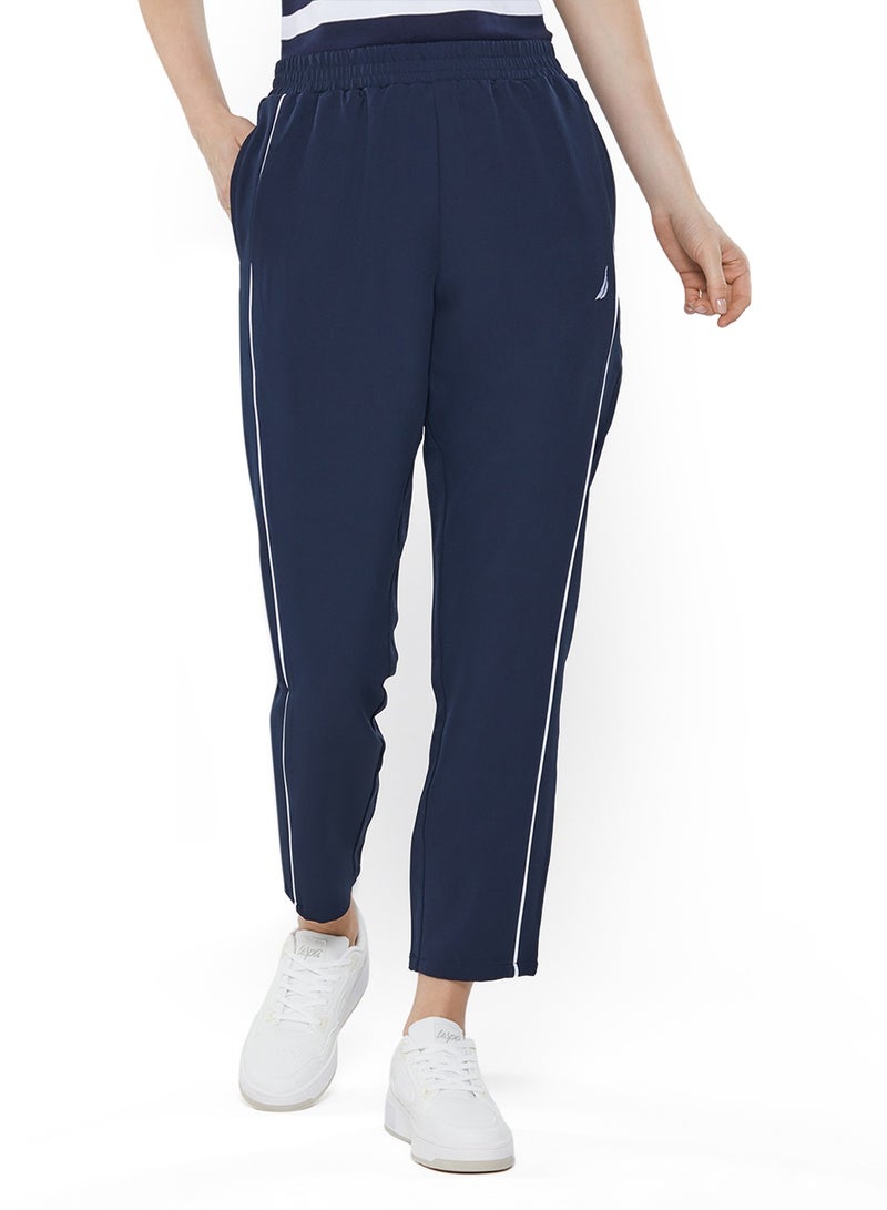 نوتيكا بنطلون بخصر مطاطي بقصة عادية من مزيج البوليستر - Image 1