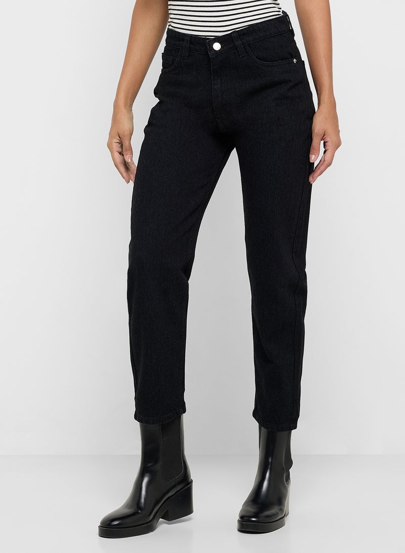 جينجر جينز مومز بخصر مرتفع وطول الكاحل - Image 2