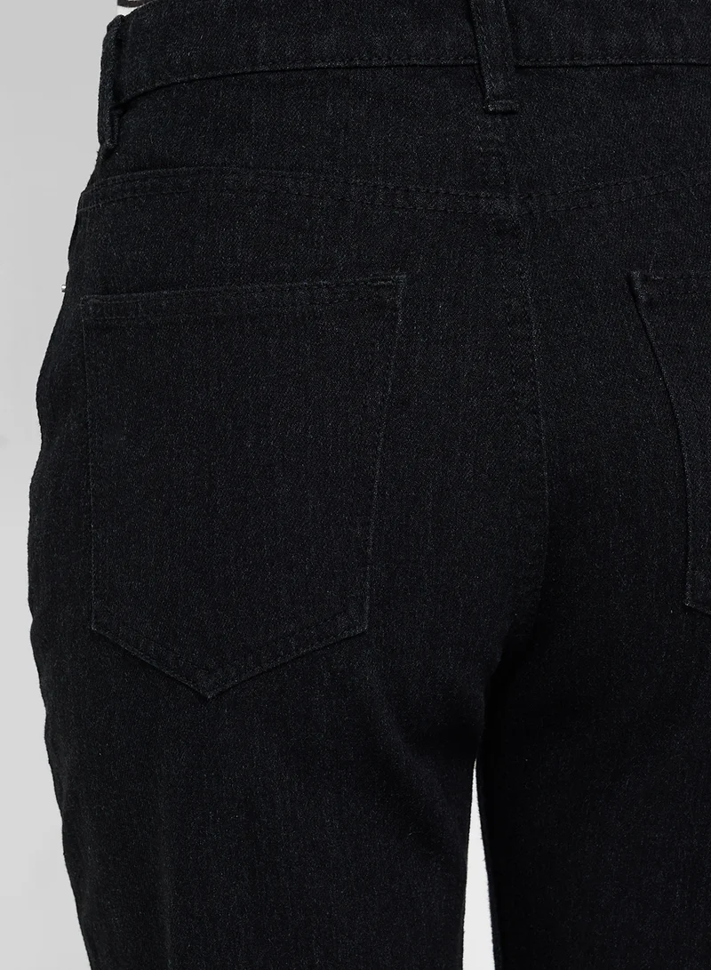 Ginger High Rise Ankle Length Mom Jeans