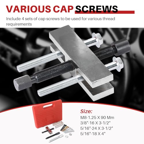 DASBET Automotive Car Steering Wheel Puller Compressor Remover Set | Steering Wheel Lock Plate Removal Tool Kit - Image 5