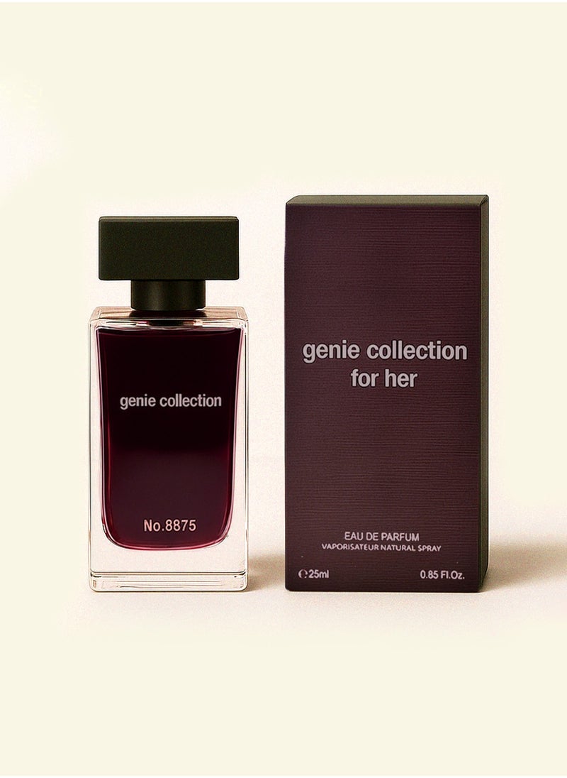 Genie Collection Graceful & Iconic Long Lasting Women’s Perfume | Genie Collection No. 8875 | Luxury Blend of Bergamot, Musk & Vetiver – 25ml  - Image 1