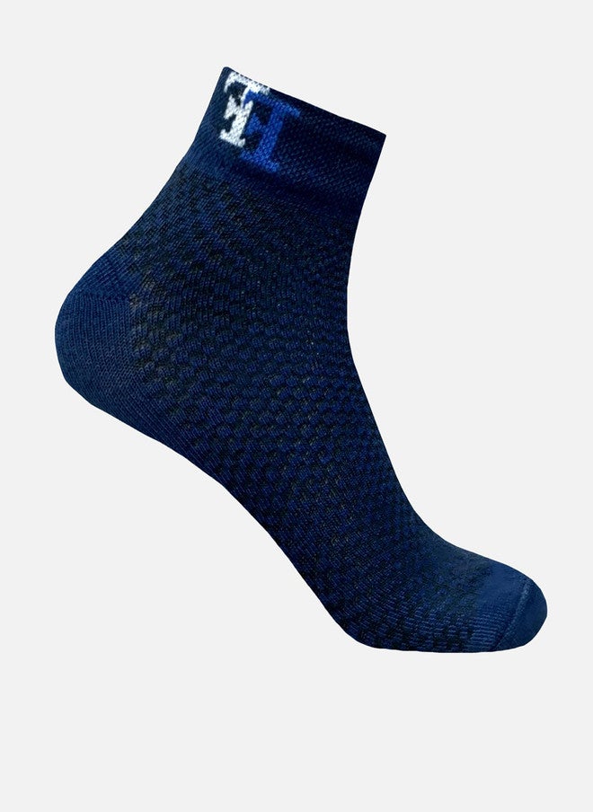 FIMS Pack of 3 Striped Ankle-Length Socks for Men - Image 2