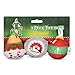 Elf Holiday Plush Squeaker Buddy The Clausometer and Ornament Ball Set 3pc Toy Set3 - Image 3