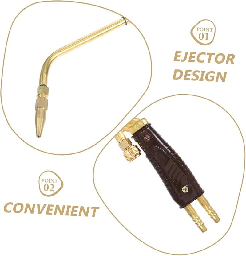 Tofficu Adjustable Gas Welding Torch Trigger Start Torch Head for AC Repair and Cooking - Image 4