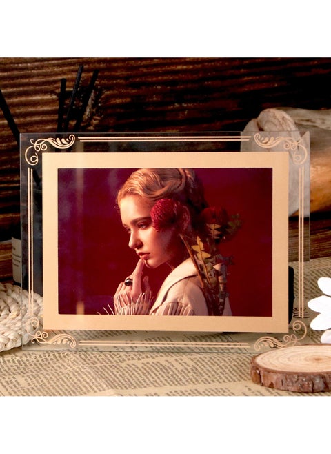A4 Picture Frames Glass Photo Frame for Tabletop Picture Frame Made of High Definition Glass