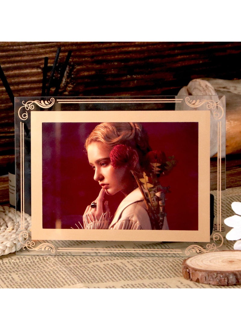 Generic - A4 Picture Frames Glass Photo Frame for Tabletop Picture Frame Made of High Definition Glass - Image 1