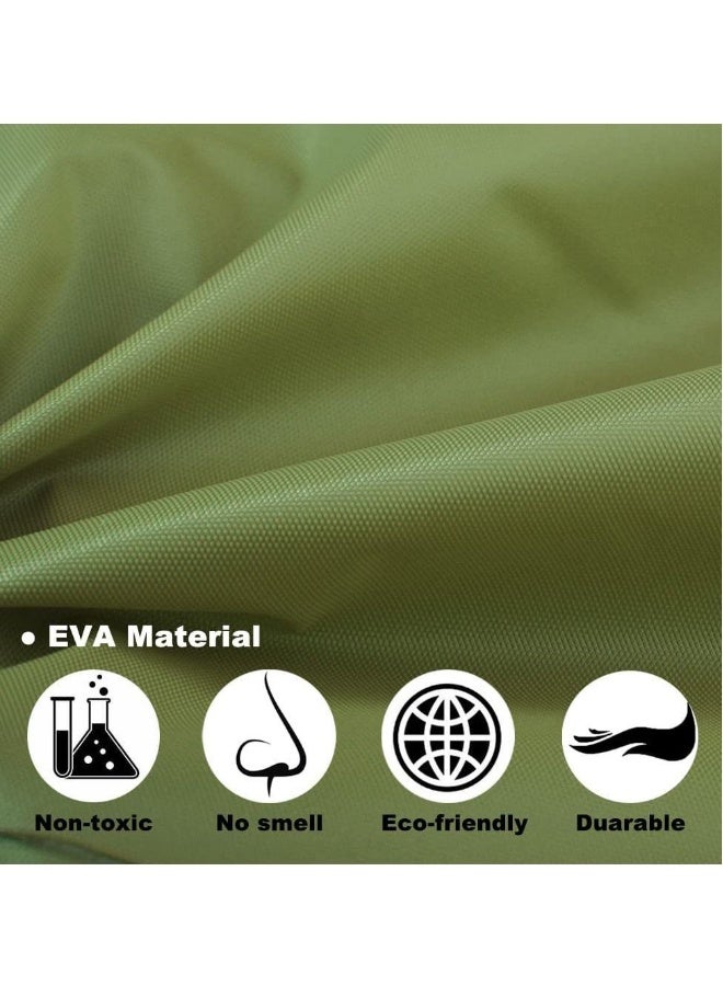 Raincoat Rain Poncho for Adults 1 Pack EVA Rain Poncho for Women and Men Reusable Raincoat Jacket Packable for Family Fishing/Travel/Emergency/ with Hood and Elastic Sleeving - Image 2