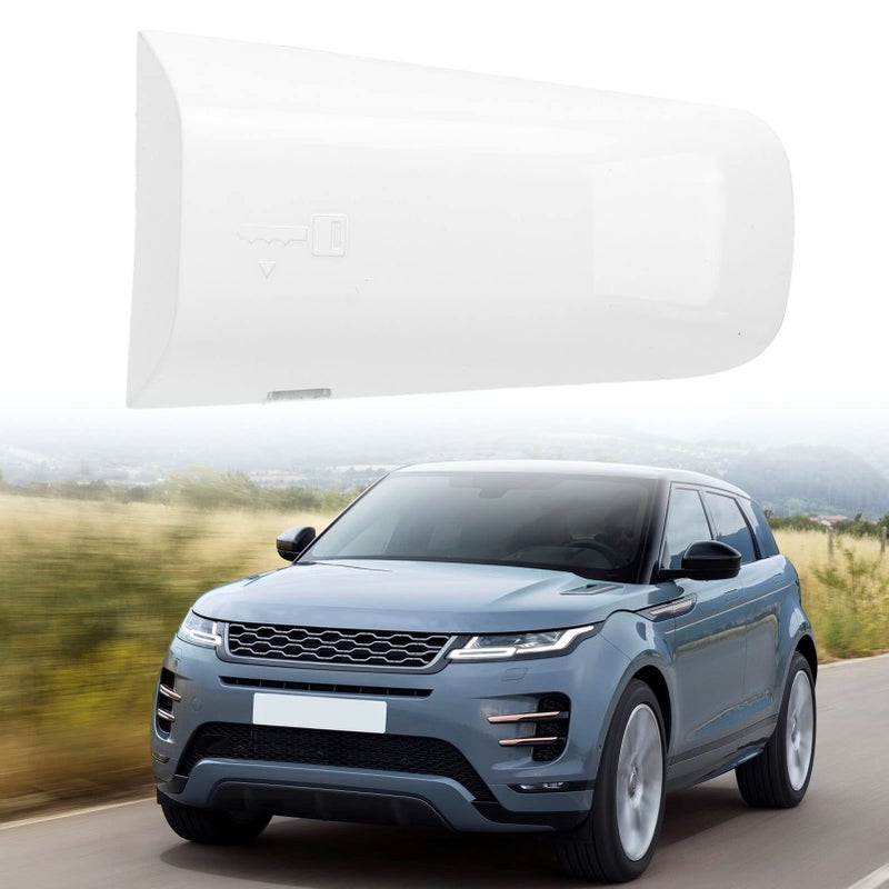 Akozon Right Car Door Handle, Cap Cover LR048299 Key Replacement for Land Rover Range Evoque 2011‑2019 White Lock ABS 20112019 - Image 2