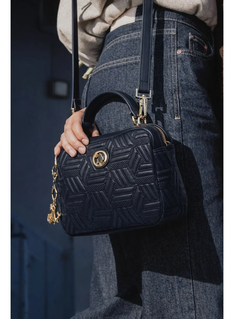 U.S. Polo Assn. U.S. Polo Assn. Women's Crossbody Bag, Ladies Shoulder Bag Handbag for Ladies Travel Bag for Girls Black