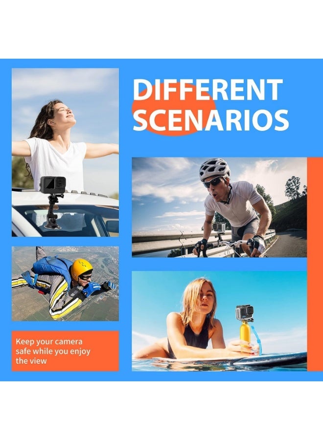 Arabest 65pcs Action Camera Accessories Kit V1.0 | All in One Gear Bundle Pack for GoPro Insta360 DJI Osmo Sports Cameras - Image 5
