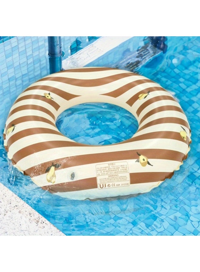 Goolsky 1pc PVC Stripes Adult Large Underarm Pool Float Inflatable Thickened Large Buoyancy Swimming Ring Water Sports Products Beach Toys - Image 1